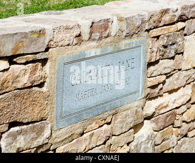 Tombe de Calamity Jane dans la région de Mount Moriah Cemetery, Deadwood, Dakota du Sud, USA Banque D'Images