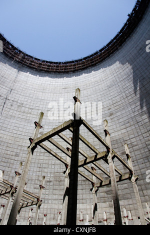 Tour de refroidissement à Tchernobyl Banque D'Images