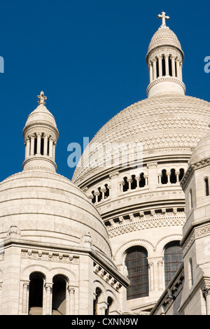 Basilique du Sacré-Cœur ou la basilique du Sacré-Cœur de Paris, France Banque D'Images