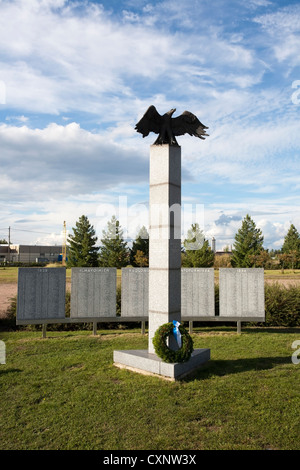 Mémorial de la guerre de l'aviation à Utti Kouvola Finlande Banque D'Images