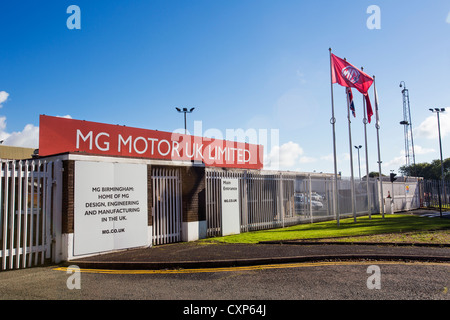 L'usine MG de Longbridge, à Birmingham, UK Banque D'Images