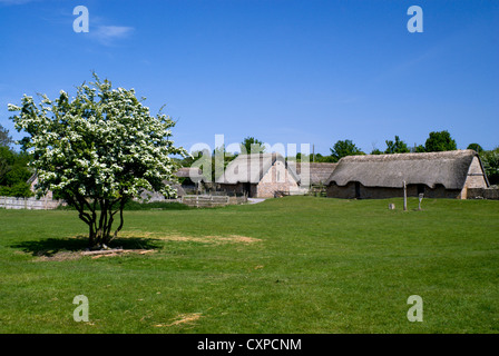 Cosmeston cosmeston medieval village lacs et country park penarth vallée de Glamorgan au Pays de Galles du sud Banque D'Images