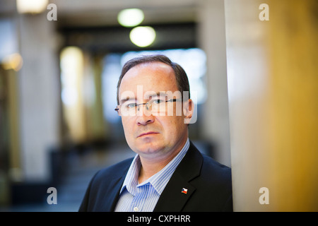 Vandas, Tomas, candidat à l'élection présidentielle de 2013 élection directe. (CTK Photo/Martin Sterba, René Fluger) Banque D'Images