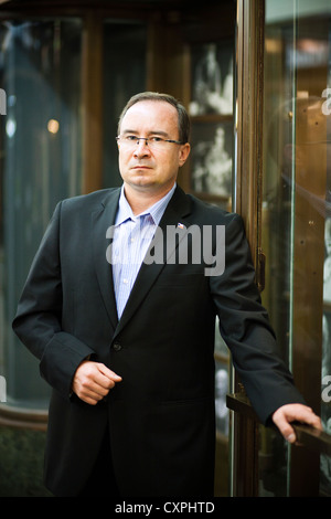 Vandas, Tomas, candidat à l'élection présidentielle de 2013 élection directe. (CTK Photo/Martin Sterba, René Fluger) Banque D'Images