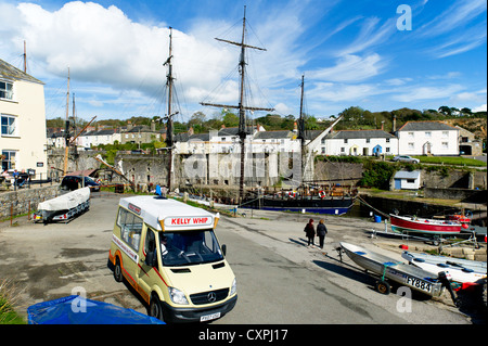 Port de Charlestown à Cornwall Banque D'Images