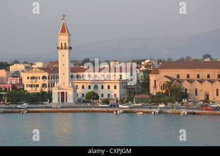 Un matin panorama sur Zakynthos, Grèce Banque D'Images