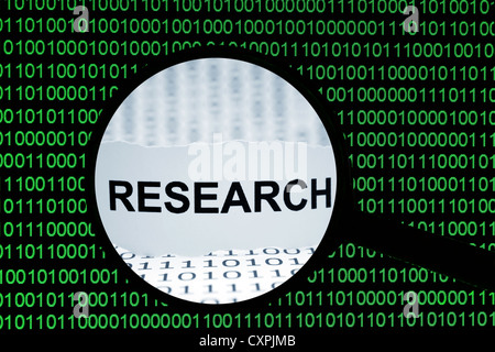 Moniteur web concept Banque D'Images