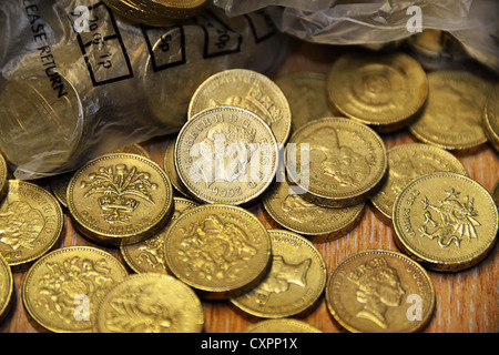 Pièces livre perdre Banque D'Images