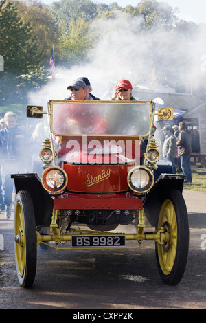 Stanley Steamer 30 Montagne HP 12-Plätzer Chariot roulant Banque D'Images