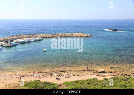 Marina Agios Georgios, région de Paphos, Chypre Banque D'Images