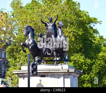 Statue de Boadicea Banque D'Images