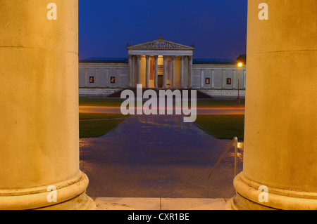 Munich, l'état des collections d'antiquités, Staatliche Antikensammlungen, Koenigsplatz, King's Square, Bavière, Allemagne. Banque D'Images