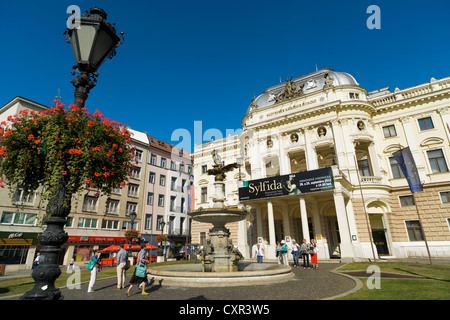 Théâtre National, Bratislava, Slovaquie, Europe Banque D'Images