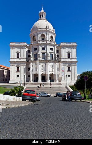 L'église de Santa Engrácia, mieux connu sous le nom de Panthéon National (Panteão Nacional). Lisbonne, Portugal. L'architecture baroque du 17ème siècle Banque D'Images
