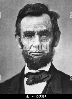 Abraham Lincoln 16e président des États-Unis Banque D'Images