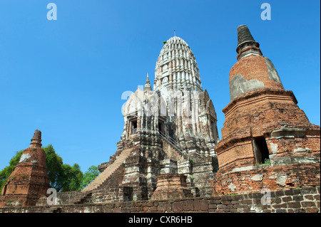 Wat Ratchaburana, Ayutthaya, Thaïlande, Asie Banque D'Images