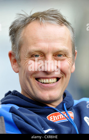 Christian String, entraîneur du SC Fribourg, portrait, Mercedes-Benz Arena, Stuttgart, Bade-Wurtemberg, Allemagne, Europe Banque D'Images