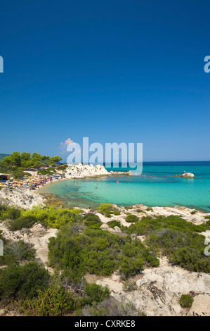 Littoral, Portokali, Kavourotypes, Sithonia, Halkidiki, Grèce, Europe Banque D'Images