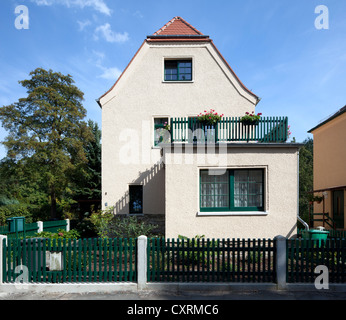 Gartenstadt Hellerau résidentiel, Dresde, Saxe, Allemagne, Europe, PublicGround Banque D'Images