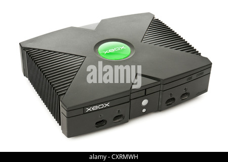 2001 console de jeu vidéo Xbox de Microsoft Banque D'Images