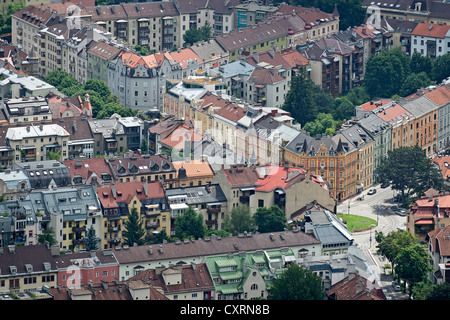 Le district de Saggen, Innsbruck, Tyrol, Autriche, Europe Banque D'Images