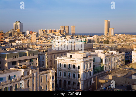 Vue panoramique sur Tripoli, Libye, Afrique du Nord, Afrique Banque D'Images