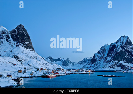 Reine, île de Moskenesøya, Moskenesoya, îles Lofoten, Norvège du Nord, Norvège, Europe Banque D'Images