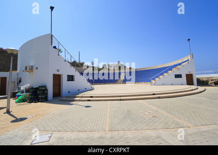 Terrain de sport de Kato Pyrgos, région de Paphos, Chypre Banque D'Images