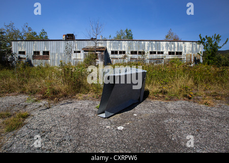 Lyndonville Air Force Station sur East Mountain à East Haven, Vermont. L'US Air Force a construit la station radar de North Concord au sommet de East Mountain. Banque D'Images