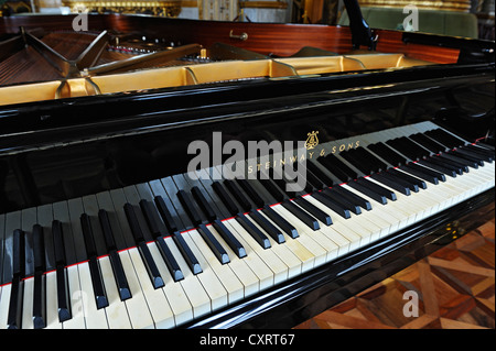 Grand piano Steinway and Sons, Théâtre National, San Jose, Costa Rica, Amérique Centrale Banque D'Images