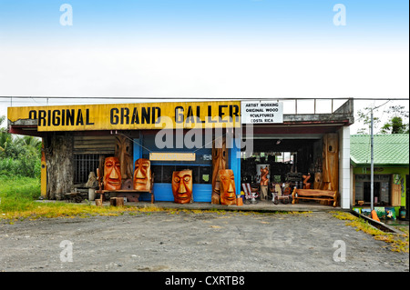 Galerie dans La Fortuna, Monteverde, Province d'Alajuela, Costa Rica, Amérique Centrale Banque D'Images