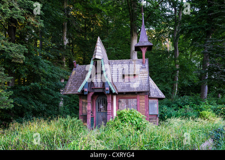 Maison de la sorcière dans le parc de la ville d'Überlingen sur le lac de Constance, région du lac de Constance, Bade-Wurtemberg, Allemagne, Europe Banque D'Images