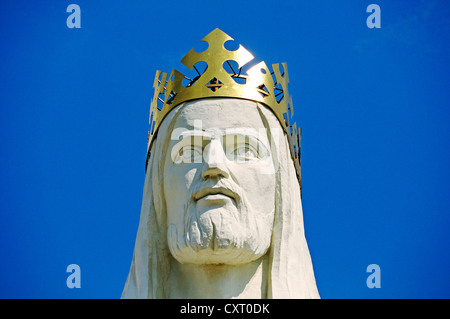 Christ Roi, la plus grande statue de Jésus Christ à Swiebodzin, Lubusz Voïvodie de Lubusz, terre ou Lubuskie Province Banque D'Images