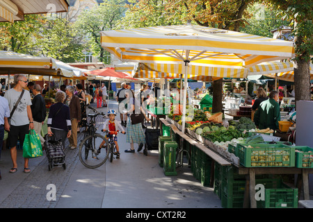 Marché de producteurs à Kaiser-Josef-Platz, Graz, Styria, Austria, Europe Banque D'Images