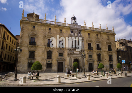 La chancellerie royale de Grenade, Andalousie, Cour Suprême de Justice, du vrai Chancilleria, Casa de los Agreda, siège du gouvernement Banque D'Images