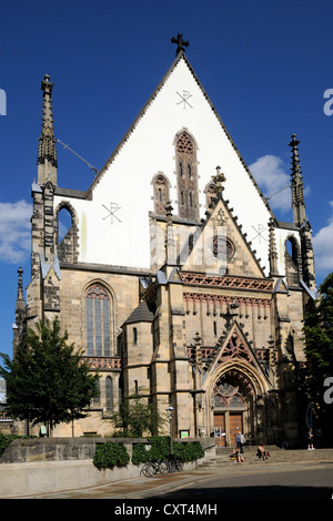 Thomaskirche, Église Saint-thomas, Leipzig, Saxe, Allemagne, Europe Banque D'Images