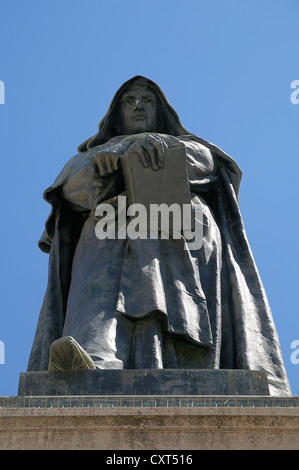 Giordano Bruno Monument, Piazza Campo de Fiori, Rome, Italie, Europe Banque D'Images