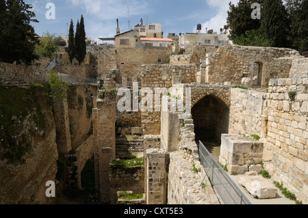 Bethesda, Jérusalem, Israël, Moyen Orient Banque D'Images