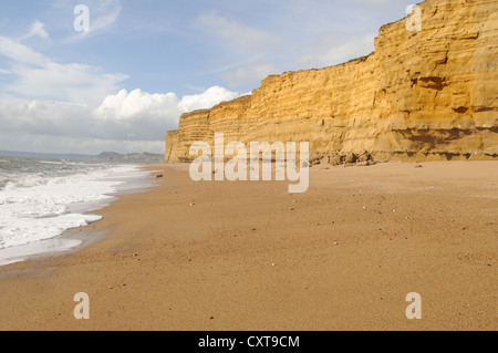 Burton Burton Bradstock Plage Côte Jurassique Dorset Angleterre Banque D'Images