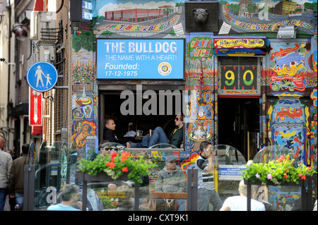 Coffee shop, Amsterdam, Pays-Bas, Europe Banque D'Images