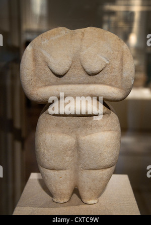 Figure féminine en Neoliyhic Final des Cyclades 4500-4000 B.C Banque D'Images