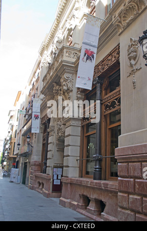 Vrai Casino de Murcia sur la Calle Traperia, dans la ville de Murcie, du sud-est, l'Espagne Banque D'Images