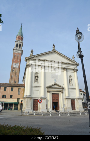 Duomo di San Rocco, Dolo, Riviera del Brenta, Province de Venise, Vénétie, Italie Banque D'Images