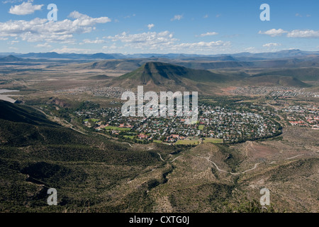 Vue sur Graaff-Reinet, Province orientale du Cap, Afrique du Sud Banque D'Images