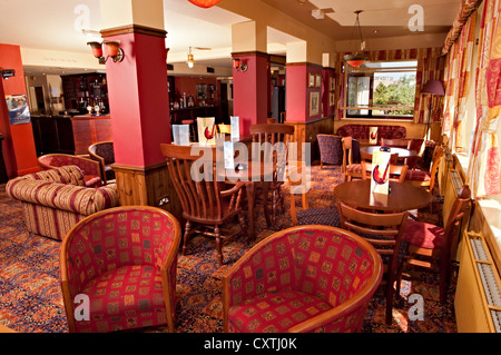 La cour hilbre pub bar west kirby Banque D'Images