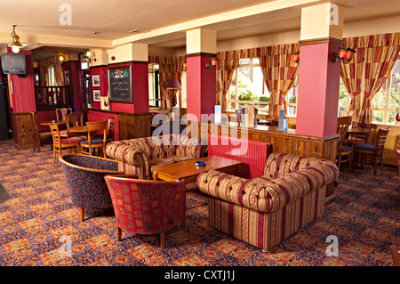 La cour hilbre pub bar west kirby Banque D'Images