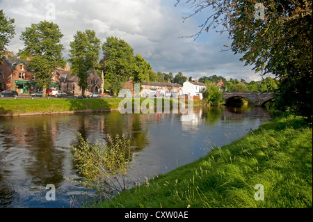 Appleby sur la rivière Eden, Westmoreland. 8646 SCO Banque D'Images