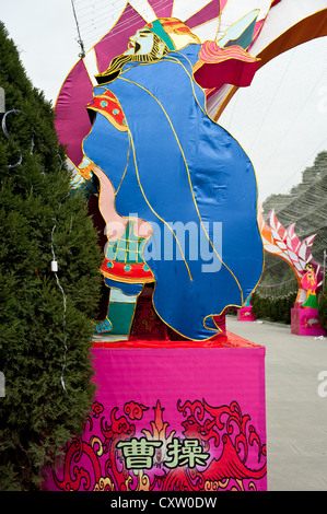 Mythe chinois antiques, des statues des chiffres Banque D'Images