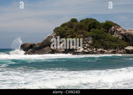 Arrecifes, Parc national de Tayrona, Colombie Banque D'Images