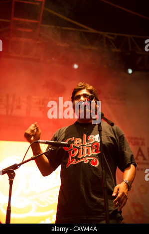 2012 Quimera Festival, Metepec, Mexique. Celso Piña Banque D'Images